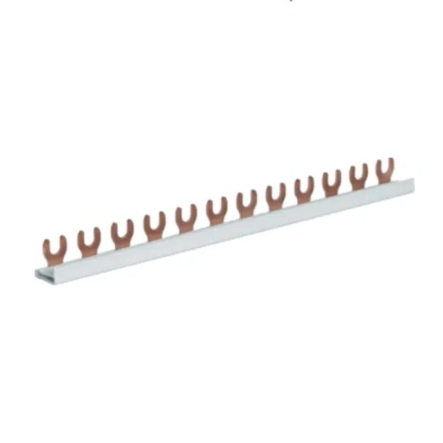 Csatlakozó sín 1-pólusú 12mod 10mm2, KDN163A villás csatlakozó Hager GPV-401-94