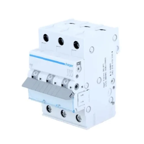 Túláramvédelmi megszakító B 32A 3P 6kA MBN332E HAGER GPV-401-119