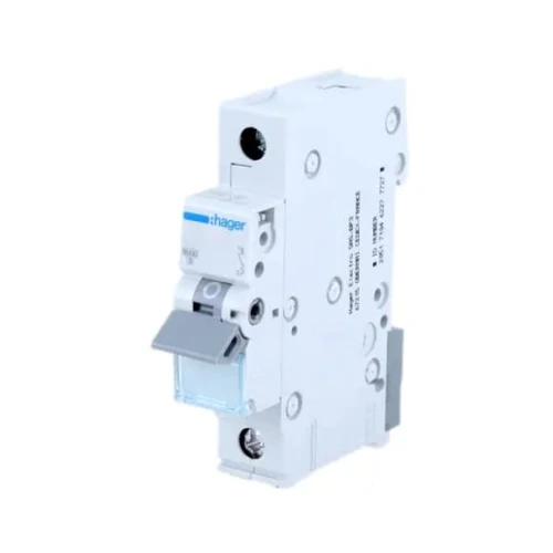 Túláramvédelmi megszakító B 25A 1P 6kA MBN125E HAGER GPV-401-127