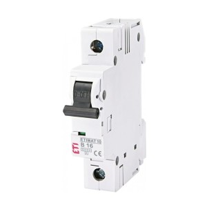 Túláramvédelmi megszakító B 16A 1P 10kA ETIMAT10 002121716 ETI