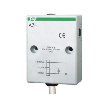 Alkonyati automata 10A 230V 2-1000 lux IP65 AZH F&F FILIPOWSKI F&F FILIPOWSKI GPV-401-140