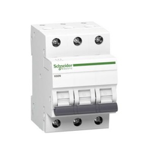 Schneider Electric túláramvédelmi megszakító B 25A 3P 6kA Acti9