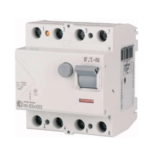 Eaton maradó áramú megszakító 4P 63A 6kA 30mA AC típus GPV-401-165