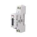 Zamel villamosenergia-mérő 1-fázisú LCD 50A 1-MOD 1-MOD GPV-401-184 (3)