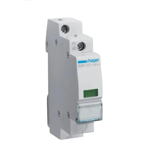 Hager jelzőlámpa Led zöld 230V AC GPV-401-195