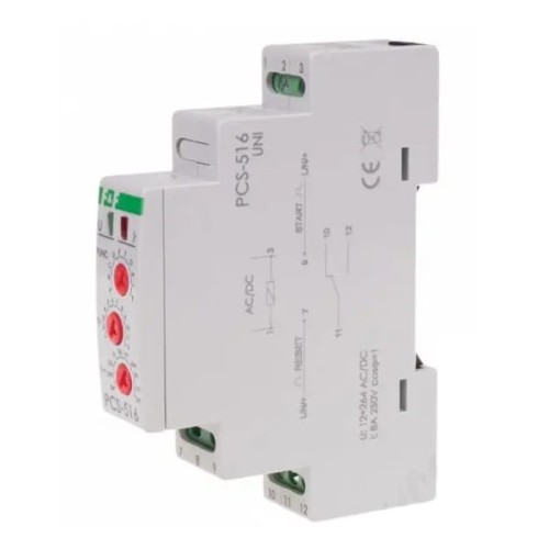 F&F FILIPOWSKI 10-funkciós idő relé PCS-516UNI GPV-401-217