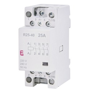 ETI moduláris kontaktor 230V AC 4NO 25A