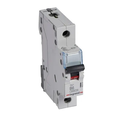 Legrand túláramvédelmi megszakító B 6A 1P 6kA S 301 TX3 GPV-401-234