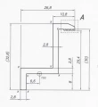 Végrögzítő bilincs H30 Alumínium 6060 Furat M8 festett PV-03-30 (2)