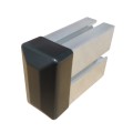 UFR fedeles dugó 80 x 40-es profilhoz fekete PV-19-03 (2)