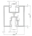 Minta Alumínium sín 10cm 40x40 Hatszögletű Csavarhoz PV-01-13 (4)