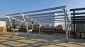 Fotovoltaikus Autóbeálló fészer VICA 1 jármű részére Napelemes kocsibeálló SOLO GPV-105-01 (10)