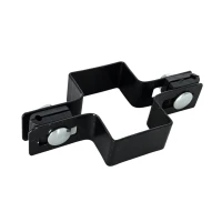 Közbenső kerítéspanel bilincs 40x60 mm fekete