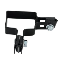 Sarokbilincs kerítéspanelekhez 40x60 mm fekete