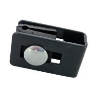 Univerzális bilincs tartó csatlakozó kerítéspanelekhez antracit grafitszürke