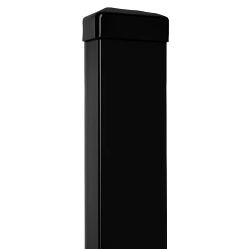 Kerítés oszlop 60x40x1,2 mm, hosszúság 2,4 m, RAL 9005 GPV-700-72 (1)