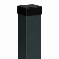 Kerítésoszlop 80x80x2 mm, hossz 2,4 fm, antracit szürke