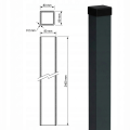 Kerítésoszlop 80x80x2 mm, hossz 2,4 m, antracitszürke GPV-700-73 (3)