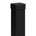 Kerítésoszlop 80x80x2 mm, hossz 2,4 m, fekete GPV-700-74 (1)