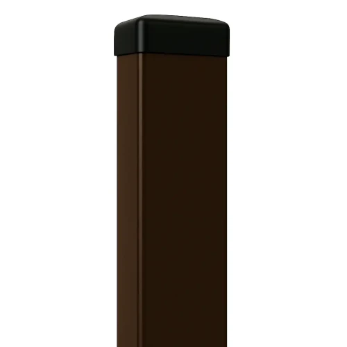 Kerítésoszlop 60x40x1,2 mm, hossz 2,4 m, barna RAL 8017 GPV-700-68 (1)