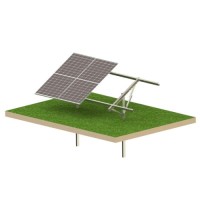 Solar KIT T1V Light – talajra szerelt PV szerkezet 4 panelhez