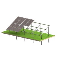 Solar KIT N2V Strong – talajra szerelt napelemes szerkezet 16 panelhez