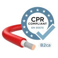 Fotovoltaikus rendszerekhez való kábel H1Z2Z2-K B2 osztály (CPR) Piros 10mm NEM ÉGHETŐ 000-115 (2)