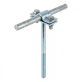 Csavarozható huzaltartó h=12cm galvanikus horganyzás 000-150 (1)