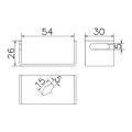 Fali szerelődoboz 150x150x100mm műanyag szürke 000-173 (2)