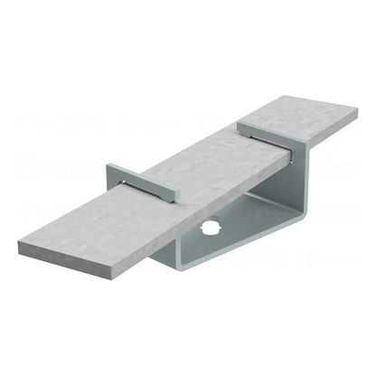 Laposvas tartó B 50x4mm-ig galvanikusan horganyzott acél 000-172 (1)