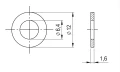 M6 alátét DIN 125 A2 140 HV 6.4 - 1000 darab 000-078 (2)