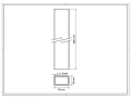 Kerítésoszlop 60x40x1,2 mm, hossz 2,0 fm, zöld RAL 6005 000-195 (3)