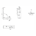 Tartógerenda sarokvas KB-1 100x75x30x2,5 000-119 (2)