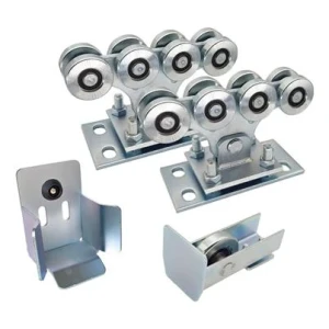 68x68-as profilhoz való futókocsi csomag + KIT kiegészítők toló kapukhoz