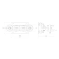 Futószerkezet önhordó toló kapukhoz 80/6 acél görgők 000-254 (2)