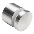 Üveg pontszerű tartó fi 50/30/M10x45, üveg 8-21,52 mm, AISI 304, lapos rendszer, szatén 000-262 (1)