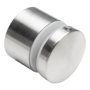 Üveg pontszerű tartó fi 50/30/M10x45, üveg 8-21,52 mm, AISI 304, lapos rendszer, szatén 000-262 (1)