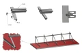 Szerelési háromszög 25 vízszintes 890x810x380 PV-09-05 (3)