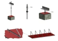 Szerelési háromszög 25 függőleges 1400x1150x560 PV-09-02 (2)