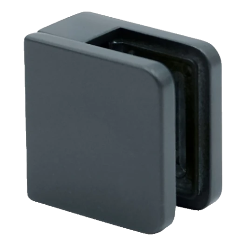 Üvegfogó 45x45x26 mm antracit üveg 6-10,76 mm zamak lapos rendszer festett 000-269 (1)