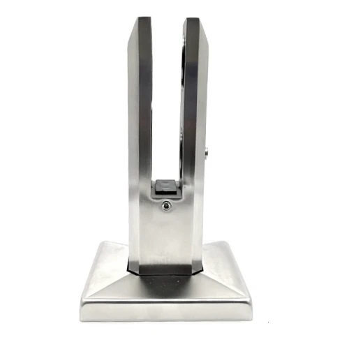 Függőleges üveg spigot tartó 50x50/100x100 mm üveg 12-17,52 mm AISI 304 szatén 000-291 (1)