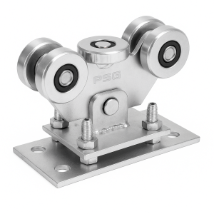 60-as 5-görgős acél futókocsi önhordó tolókapukhoz