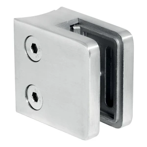 Üvegrögzítő 45x45x26 mm üveg 8-10,76 mm AISI 304 rendszer 48,3 mm szatén