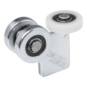 3 görgős kocsi függesztett kapukhoz 50x50 profilhoz 2 acél görgő + 1 műanyag görgő