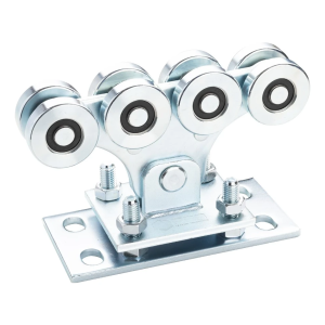 68-as futókocsi tolókapuhoz - 68x68-as rendszer, acél görgők