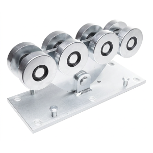 8 görgős futókocsi 6V.140 sínrendszerű toló kapukhoz