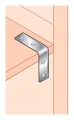 Bútorszögvas KW 30 30x30x14x1,5 tűzihorganyzott 000-350 (3)