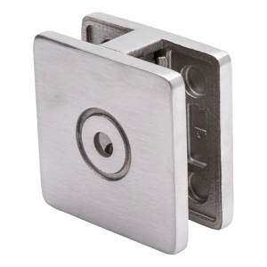 Üvegbilincs 8-10 mm 60x60x28 mm AISI 304 sík rendszer, szatén