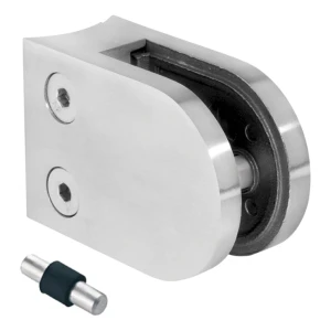 Üvegtartó 6-10,76 mm 50x40x26 mm csappal AISI 304 48,3 mm rendszer szatén