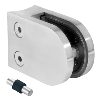 Üvegtartó 6-10,76 mm 50x40x26 mm pin AISI 316 rendszer 42,4 mm szatén